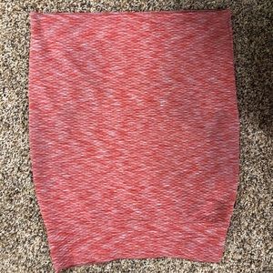 Lularoe dark salmon skirt